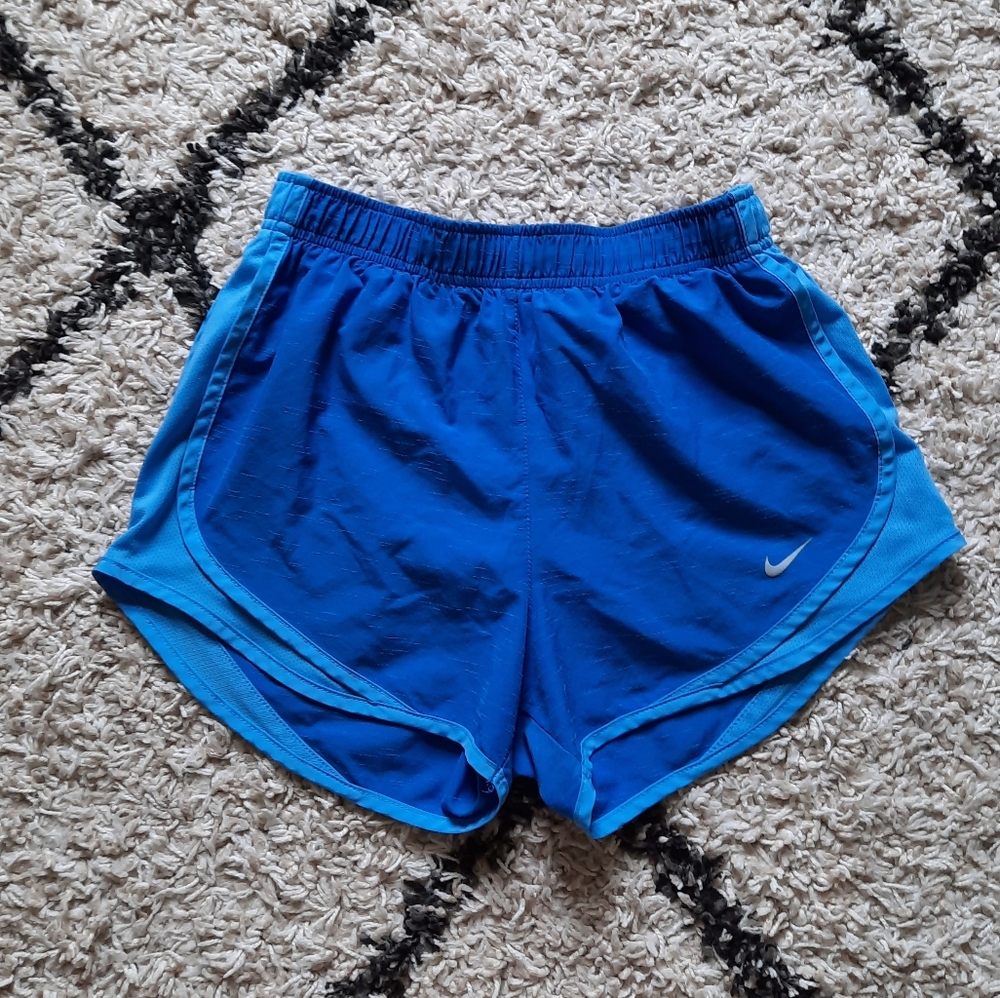 Nike dri fit blue athletic shorts